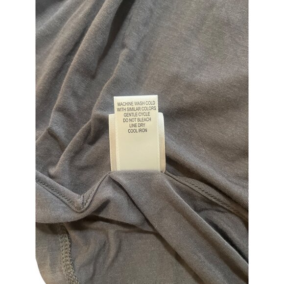 Natori long gray dress sleeping gown loungewear women’s sz M modal blend - Picture 8 of 8